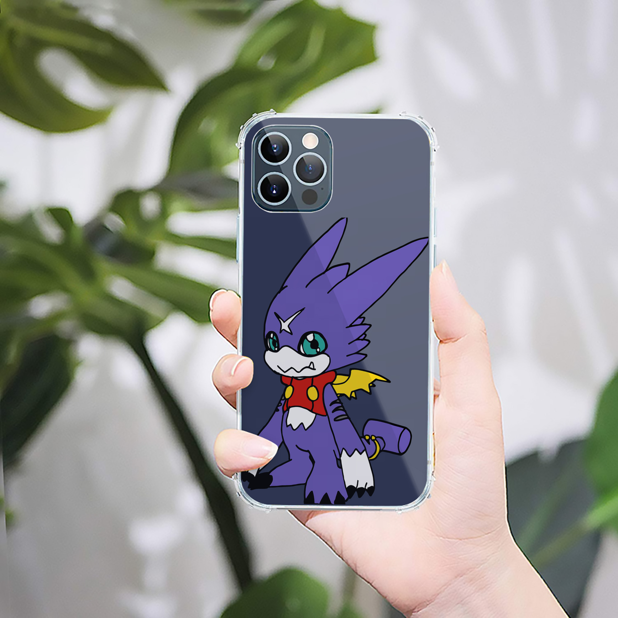（画像用） Digimon デジタルモンスター/デジモン 【iPhone 12シリーズ対応】透明スマホケース（クリアソフトケース）